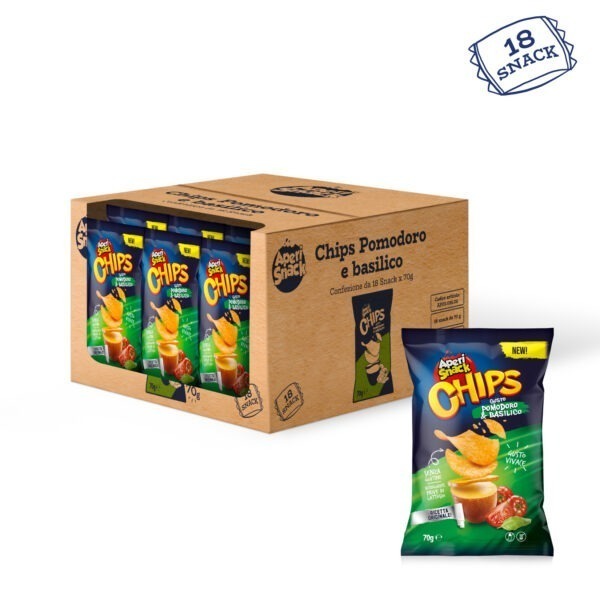 chips pomodoro e basilico 70g