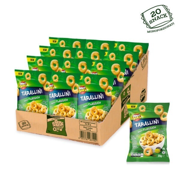 Tarallino Classico 20 pezzi x 35 g monoporzioni